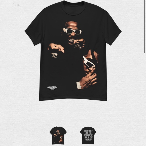 STRONGEST LINK IN THE WORLD TEE QUAVO AND TAKEOFF T SHIRT - Picture 1 of 2